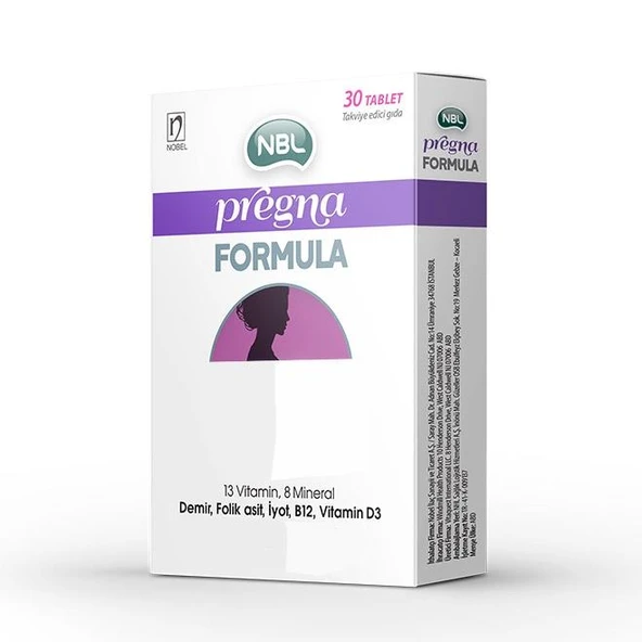 NBL Pregna Formula 30 Tablet ürün görseli 1