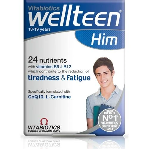 Wellteen Him 13-19 years 30 Tablets ürün görseli 1