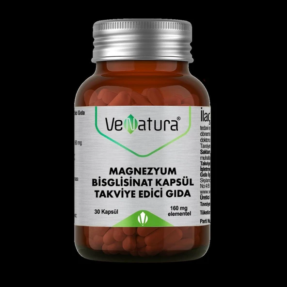 VeNatura Magnezyum Bisglisinat 30 Kapsül ürün görseli 1