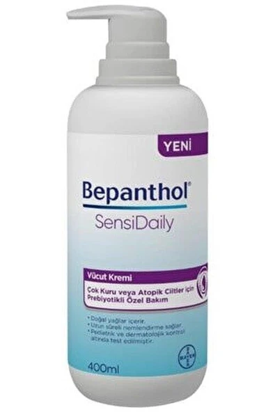 Bepanthol SensiDaily Vücut Kremi 400 ml ürün görseli 1