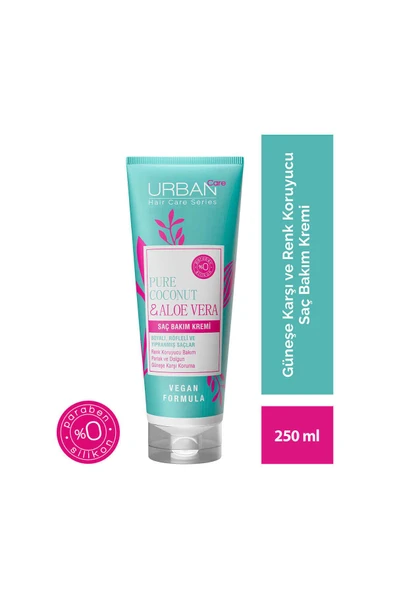Pure Coconut & Aloe Vera Saç Bakım Kremi 250 ml ürün görseli 1