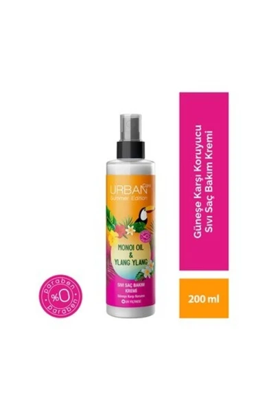 Boyalı Ve İşlem Görmüş Saçlar İçin Güneşe Karşı Koruyucu Canlandırıcı Sıvı Saç Kremi 200 ml ürün görseli 1