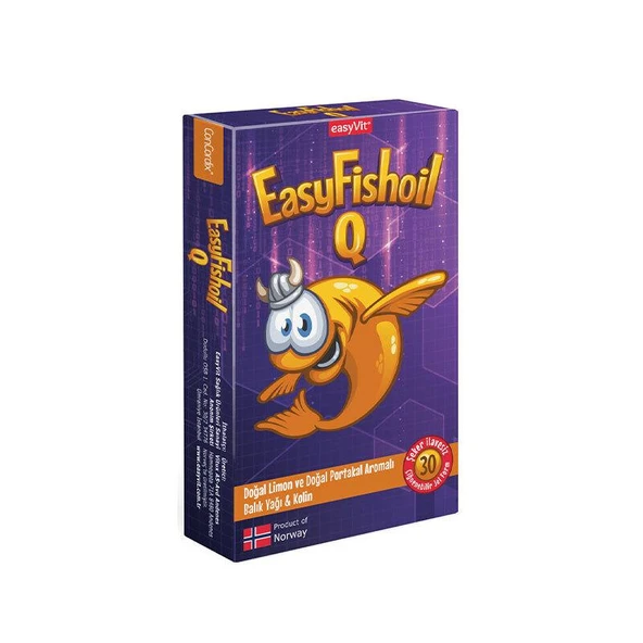 EasyVit EasyQ Omega 3 30 Çiğneme Tableti ürün görseli 1