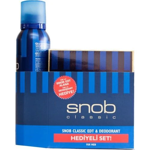 Snob Classic Edt 100 Ml Erkek Parfüm + Deodorant Classic ürün görseli 1