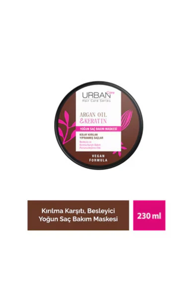 Argan Oil ve Keratin Yoğun Saç Bakım Maskesi 230 Ml ürün görseli 1