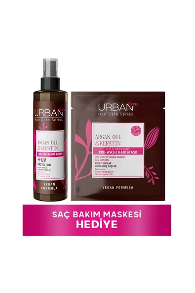 Argan Oil Sıvı Saç Bakım Kremi 200 ML + 50 ML Sache Maske ürün görseli 1