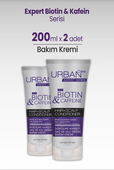Expert Biotin & Kafein Saç Ve Saç Derisi Bakım Kremi 200 Ml X 2 Adet ürün görseli 1