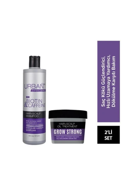 Expert Biotin Ve Kafein Dökülme Karşıtı Şampuan 350ml+saç Bakım Yağı 240 Ml-vegan ürün görseli 1