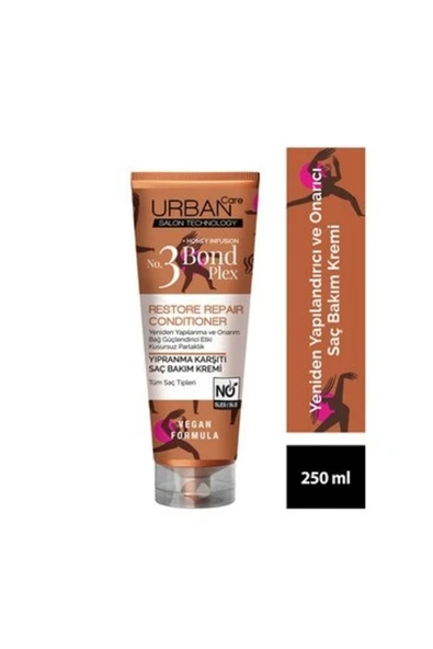Yeniden Yapılandırıcı Ve Onarıcı Vegan Saç Bakım Kremi 250 ml ürün görseli 1