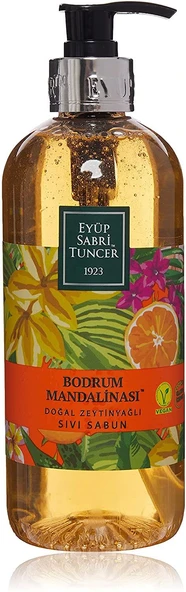 Eyüp Sabri Tuncer Doğal Zeytinyağlı Sıvı Sabun Bodrum Mandalinası 500 Ml Pet Şişe ürün görseli 1