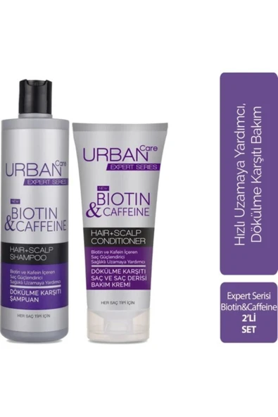 Expert Biotin & Caffeine Şampuan + Krem 2'li Set ürün görseli 1