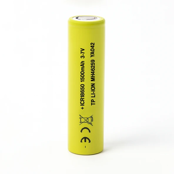 4 Adet 18650 Fıstık Yeşil Şarjlı Batarya Pil 3.6V 1500mAh Li-Ion Uzun Ömürlü Şarj Edilir ürün görseli 1
