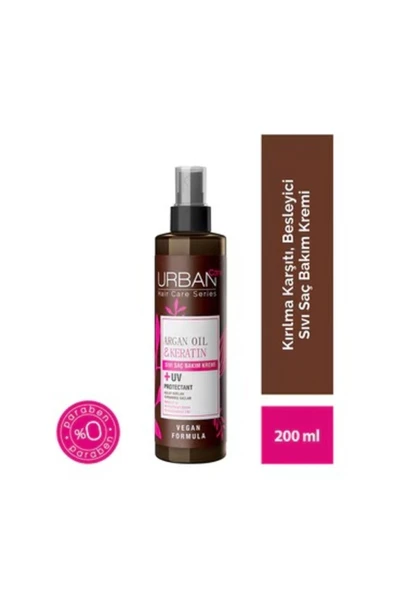 Kolay Kırılan Saçlar İçin Argan Yağlı Kırılma Karşıtı Besleyici Sıvı Saç Kremi 200 ml ürün görseli 1