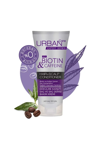 Urban Biotin & Caffeine Dökülme Karşıtı Saç Ve Saç Derisi Bakım Kremi 200ml ürün görseli 1