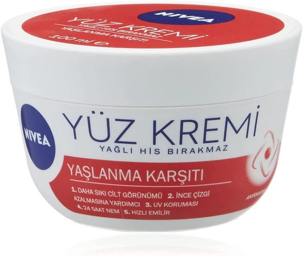 Nivea Yaşlanma Karşıtı Yüz Kremi, 100 ml ürün görseli 1