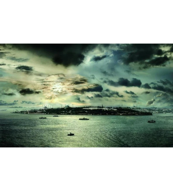 İstanbul Tarihi Yarımada Kanvas Tablo - Resim 2