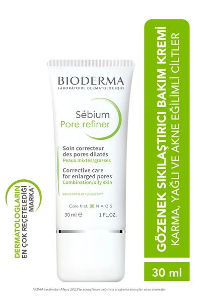 SEBIUM PORE REFINERY SKIN RENEWAL CARE CREAM COMBINATION AND OILY SKIN 30 ML GKHAİR364 ürün görseli 1