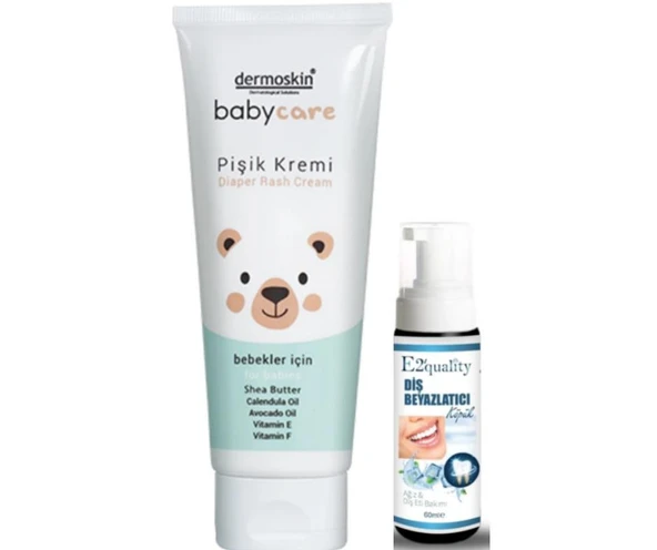 Dermoskin BabyCare Bez Bölgesi Kremi 100 ml- Diş Beyazlatıcı Köpük Hediye ürün görseli 1