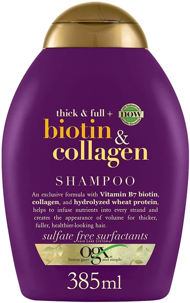 Ogx Dolgunlaştırıcı Biotin & Kolajen Şampuan, 385 Ml ürün görseli 1