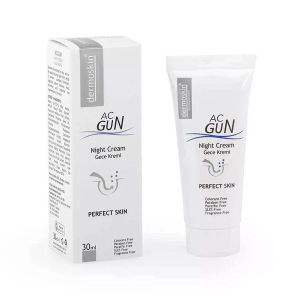Dermoskin Acgun Gece Bakım Kremi 30 ml ürün görseli 1