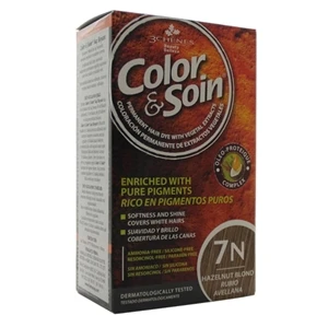 Color and Soin Tamamen Bitkisel Organik Saç Boyası 7N Fındık Sarısı ürün görseli 1