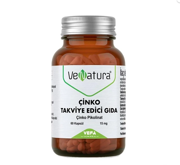 Venatura Çinko 15 mg 60 Kapsül ürün görseli 1