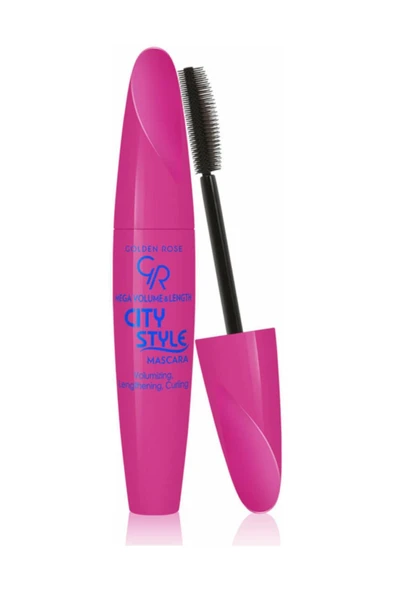 Golden Rose Siyah Mega Volume & Length City Style Mascara ürün görseli 1