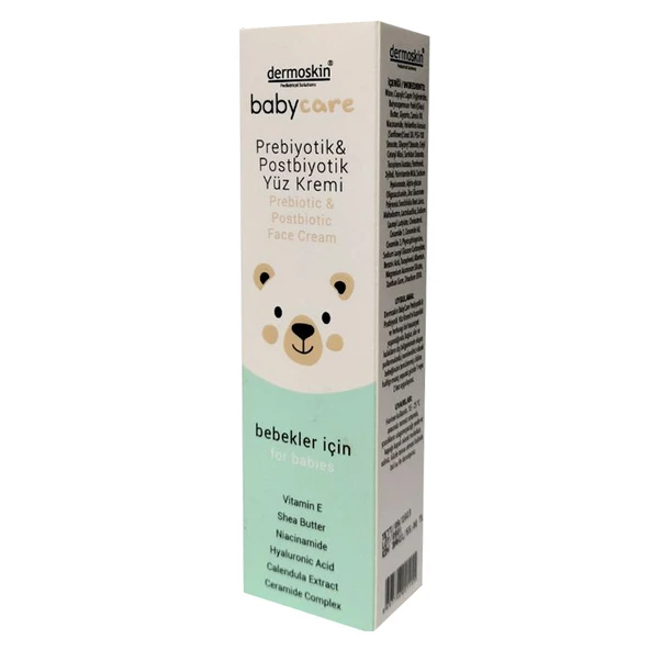 Dermoskin BabyCare Prebiyotik ve Postbiyotik Yüz Kremi 50 ml ürün görseli 1