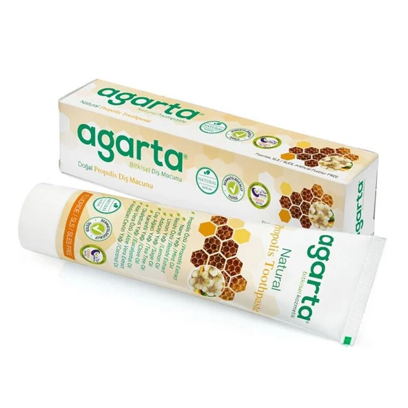 Agarta Doğal Propolisli Diş Macunu 100 ml ürün görseli 1
