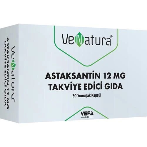 VeNatura Astaksantin Takviye Edici Gıda 30 Yumuşak Kapsül ürün görseli 1