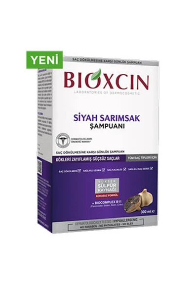Siyah Sarımsak Şampuanı 300 Ml | Güçsüz Saçlar ürün görseli 1