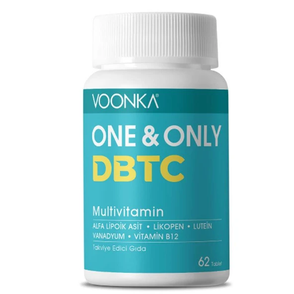 Voonka One Only DBTC Multivitamin 62 Tablet - Diş Beyazlatıcı Köpük Hediye ürün görseli 1