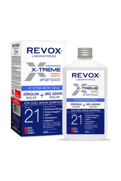 Revox Şampuan X-treme 21 Etkin Bitki Özlü 400 Ml ürün görseli 1