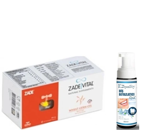 Zade Vital Ruşeym Yağı 60 Yumuşak Kapsül - Diş Beyazlatıcı Köpük Hediye ürün görseli 1