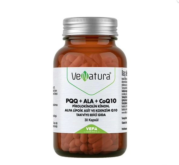 Venatura PQQ+Ala+CoQ10 30 Kapsül ürün görseli 1