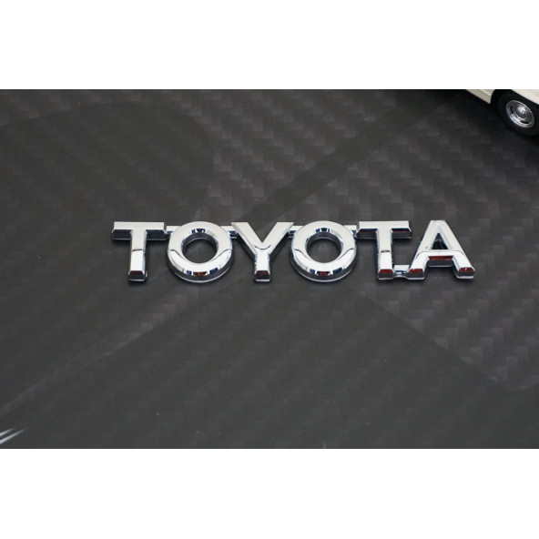 Toyota Bagaj 3M 3D Krom ABS Logo Amblem - Resim 3