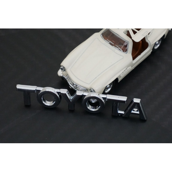 Toyota Bagaj 3M 3D Krom ABS Logo Amblem - Resim 4