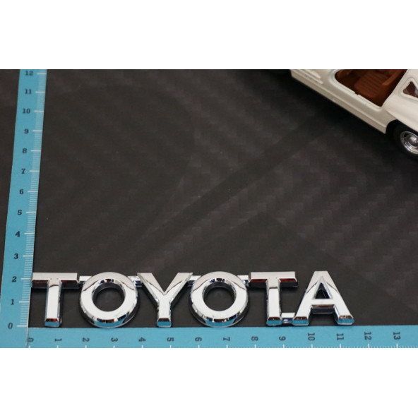 Toyota Bagaj 3M 3D Krom ABS Logo Amblem - Resim 6