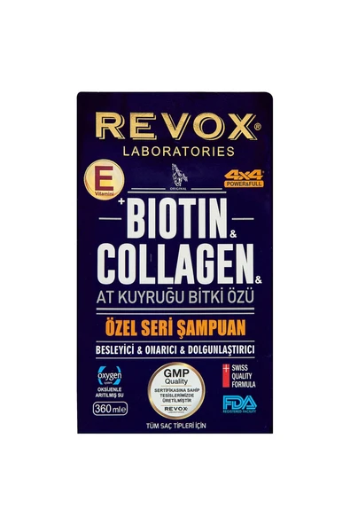Revox Biotin&Collagen At Kuyruğu Şampuan 360 ml ürün görseli 1