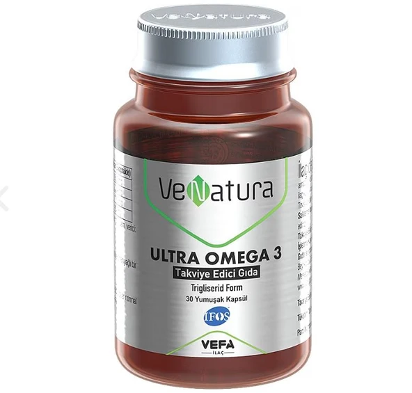 VeNatura Ultra Omega 3 Takviye Edici Gıda 30 Kapsül ürün görseli 1