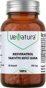 VeNatura Resveratrol Takviye Edici Gıda 30 Kapsül ürün görseli 1