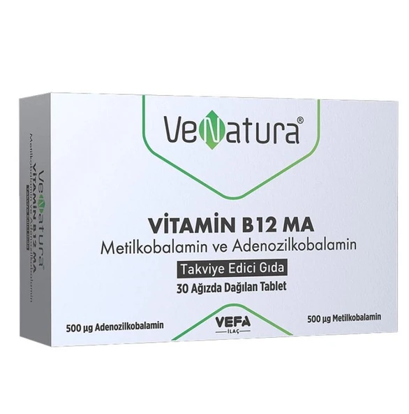 VeNatura Vitamin B12 MA 30 Tablet ürün görseli 1