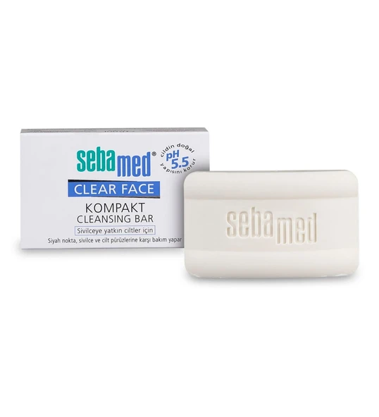 Sebamed Clear Face Sivilce ve Akne Karşıtı Yüz Temizleyici Kompakt 100 gr ürün görseli 1