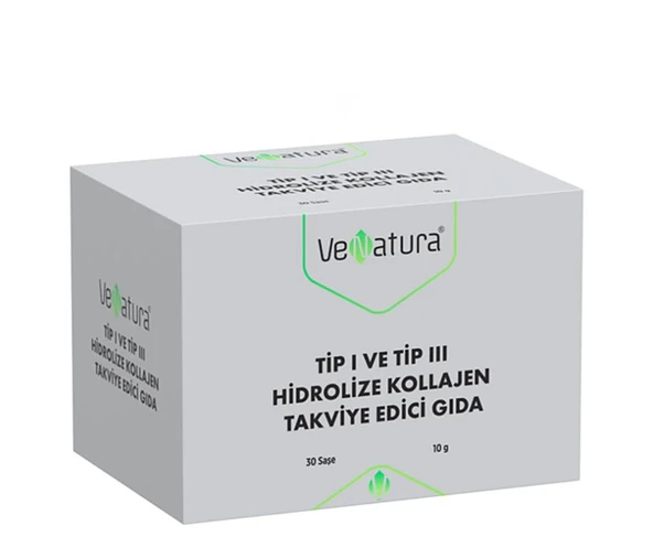 VeNatura Tip I ve Tip III Hidrolize Kollajen 30 Saşe ürün görseli 1