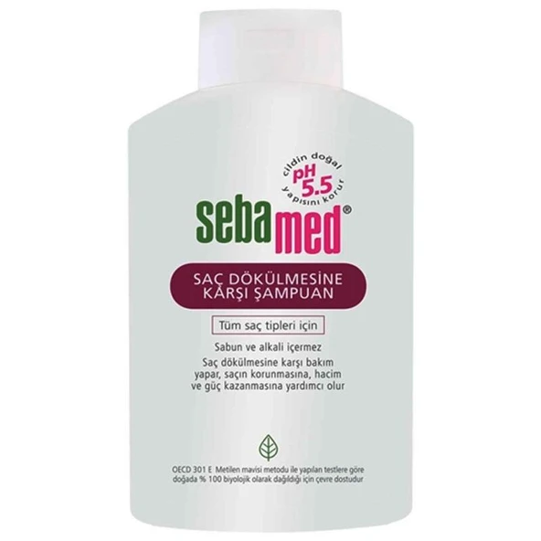 Sebamed Anti Hair Loss Shampoo 400 ML Dökülme Önleyici Şampuan - Diş Beyazlatıcı Köpük Hediye ürün görseli 1