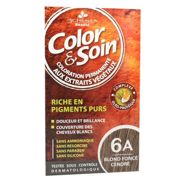 Color and Soin Tamamen Bitkisel Organik Saç Boyası 6A - Blond ürün görseli 1