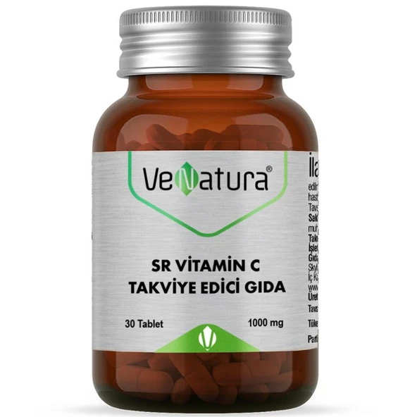VeNatura SR Vitamin C 1000 mg Takviye Edici Gıda 30 Tablet ürün görseli 1