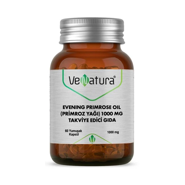 VeNatura Evening Primrose Oil (Primroz Yağı) 1000 mg 60 Kapsül ürün görseli 1