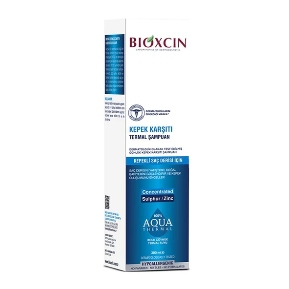 Bioxcin Aqua Thermal Kepek Karşıtı Şampuan 300 ml ürün görseli 1