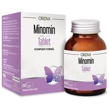 Orzax Minomin 60 Tablet ürün görseli 1